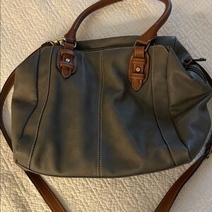 Target Olive and Brown Shoulder Bag